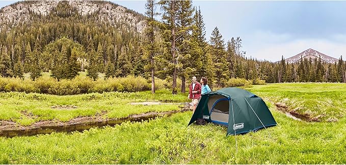 Coleman Skydome Tent with Full-Fly Weather Vestibule