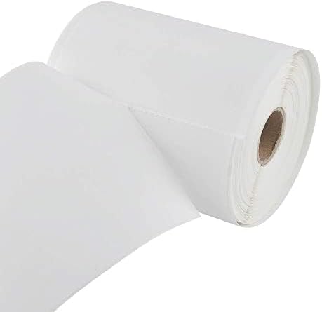L LIKED 2500 PCS 4"x 6" Direct Thermal Labels White Perforated Shipping Label, Compatible with Zebra, Rollo, Jadens, Nelko, 250 Labels per Roll, 10 Rolls