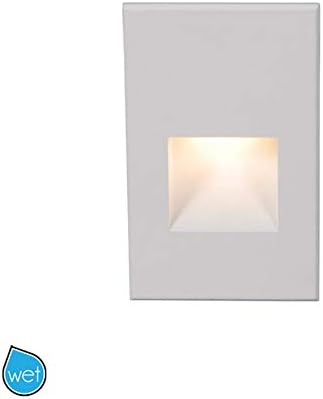 WAC Landscape Lighting, LEDme 120V LED Vertical Indoor and Outdoor Step and Wall Light Blue in Graphite