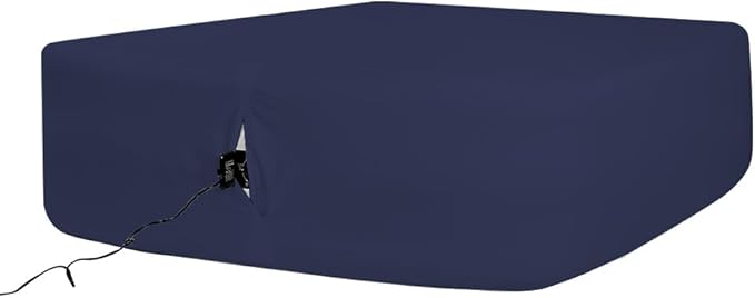 Bedecor Air Bed Sheets for Mattress Cover Removable Bed and Elastic Band Super Soft and Breathable & Deep up to 21" Blue Twin