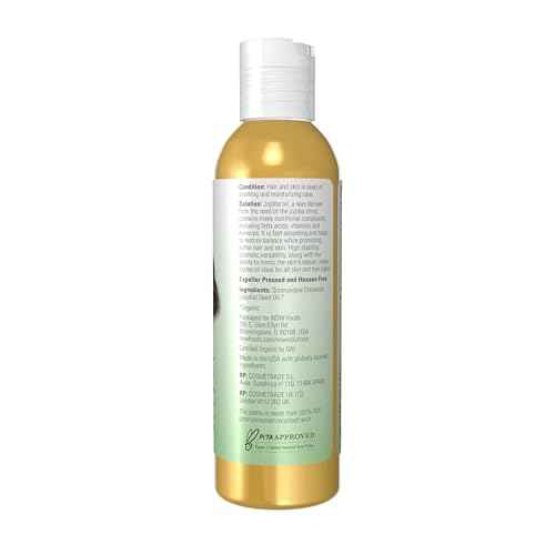 NOW Solutions Organic Jojoba Essential Oil, 4-Ounce