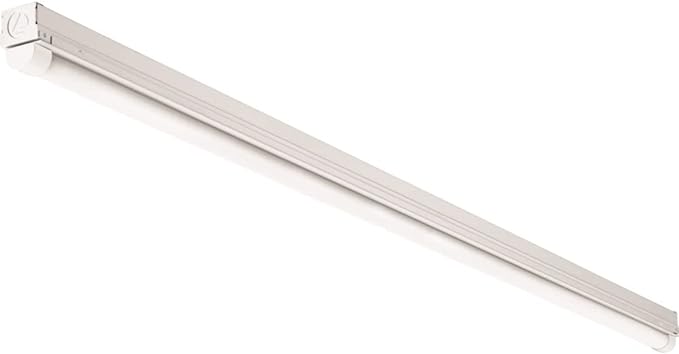 Lithonia Lighting 1 Light LED Strip Light, 4 Foot LED Ceiling Lighting Fixture, 2500 Lumens, 4000K, 80CRI, 20W, Kitchen and Garage Use (MNSL L46 1LL 120V 40K 80CRI M6)