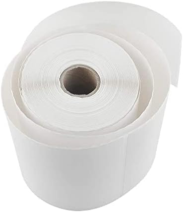 L LIKED 2500 PCS 4"x 6" Direct Thermal Labels White Perforated Shipping Label, Compatible with Zebra, Rollo, Jadens, Nelko, 250 Labels per Roll, 10 Rolls