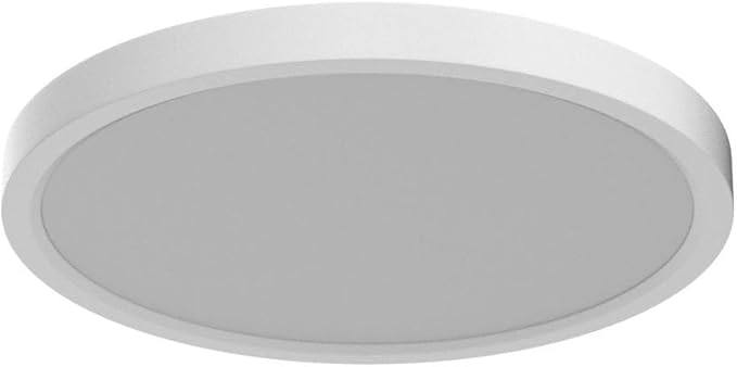 Unicozin Dimmable LED Flush Mount Ceiling Light with Remote Control, Wired 3000K-6000K Color Changing, 12Inch 24W(150W Equiv) 2200LM, Round Flat Ceiling Lamp White for Bedroom, Living Room, Kitchen