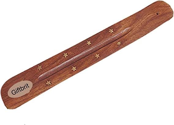 Satya Nag Champa 15grams x 3 Packs Incense Sticks with Giftbrit Incense Sticks Holder for Positivity, Meditation, Relaxation, Yoga, Healing