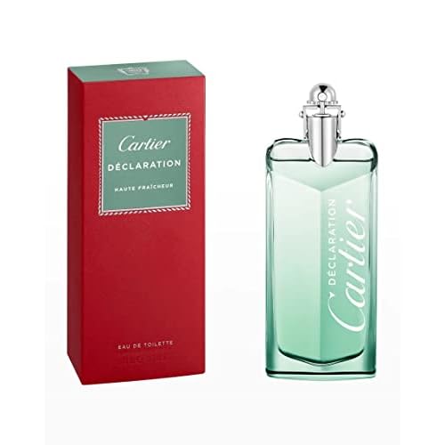 Cartier Declaration Haute Fraicheur for Men Eau De Toilette Spray, 3.4 Ounce