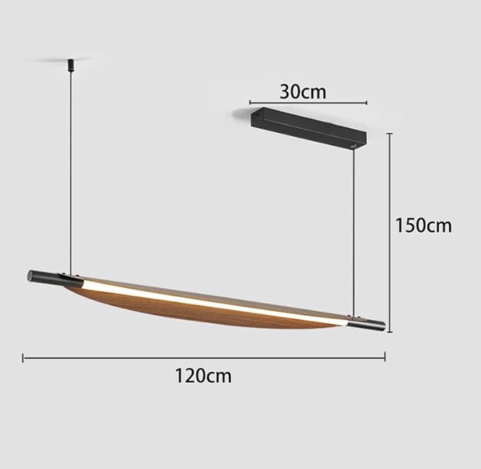 Modern Chandelier, Modern Home Decor led Lights Pendant Light Lamps forstaircase Chandeliers for Living Room Hanging Indoor Lighting(120cm,RC Remote dimming)
