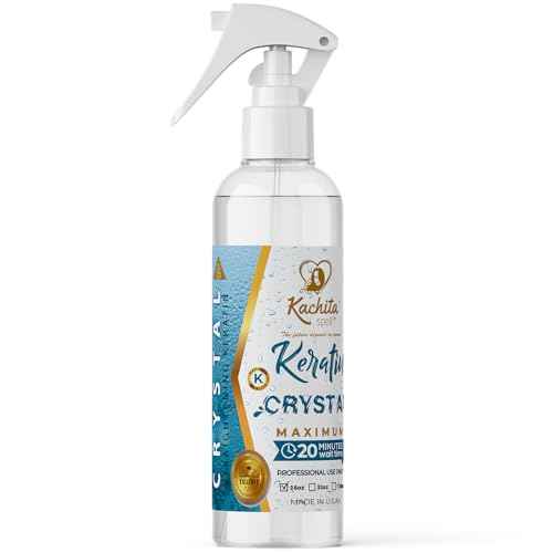 NEW Keratin Crystal Maximum Kachita Spell 20 min Express HairTreatment long Lasting Blowout Professional Results Straightening and Smoothing Queratina Keratina 16 floz