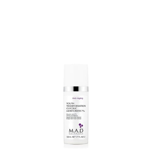 M.A.D Skincare Anti-Aging Youth Transformation Glycolic Moisturizer 7%