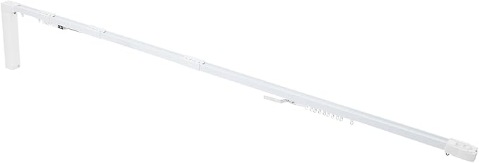 Electric Curtain Rail with Remote Control, Smart Curtains System, Adjustable Length Motorized Curtain Track, for Sliding Door One-Way or Split Draw (204.7 Inch)