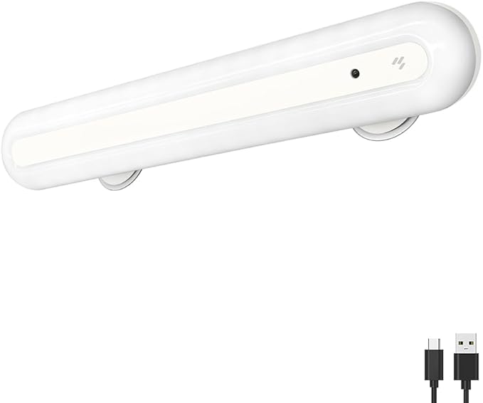 15" Vanity Lights for Mirror, Rechargeable Battery Operated Mirror Lights with Remote Control, 3 Temp&Adjustable Brightness Makeup Light, Cordless Lighting for Vanity Desk (White-1Pack)