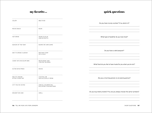 Tell Me Your Life Story, Grandpa: A Grandfather’s Guided Journal and Memory Keepsake Book (Tell Me Your Life Story® Series Books)