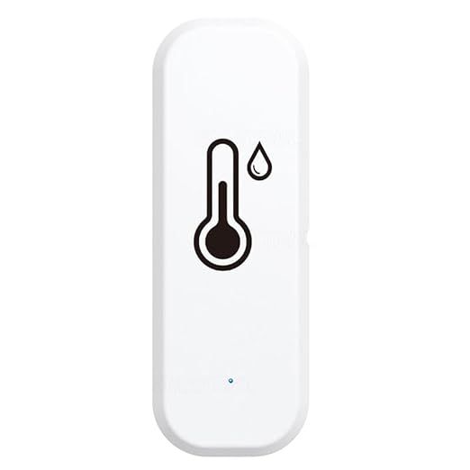Wi-Fi Smart Thermometer Hygrometer, Digital Mini Indoor Temperature and Humidity Sensor, Room Temperature Humidity Sensor App Remote Control for Greenhouse Cellar,Compatible Alexa/Google Home