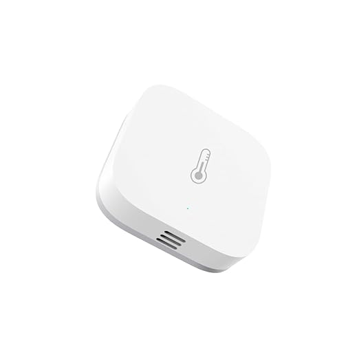Aqara Temperature and Humidity Sensor T1, Wireless Thermometer Hygrometer for Home Automation, Remote Monitoring, Requires Aqara Hub, Zigbee 3.0, Works with Apple HomeKit, Alexa, IFTTT