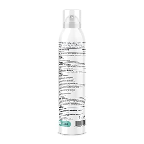 Hello Bello SPF 50 Mineral Sunscreen Spray - Hypoallergenic Broad Spectrum UVA + UVB Protection - Reef Friendly & Water Resistant - 5 oz (Pack of 2)