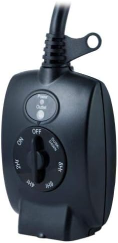 15 Amp Outdoor Plug-In Mechanical Dusk to Dawn Countdown Timer with Grounded Outlet