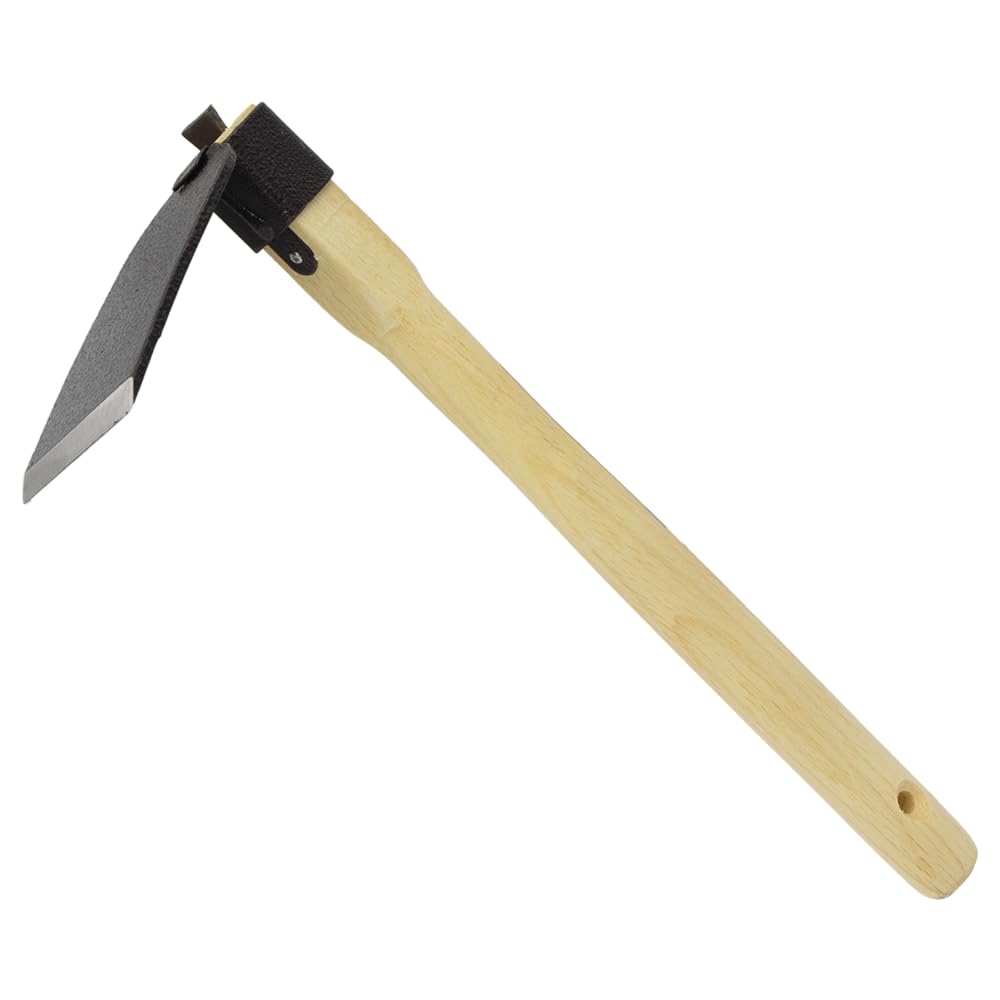 Zenport J603 Forged Hoe, 3.25-Inch by 5-Inch Carbon Steel Blade Head, Wood