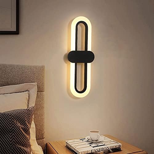 ANALYST Bedroom Bedside Modern Minimalist Living Room Background Wall Led Three-Color Light-Changing Wall Lamp Simple Aisle Balcony Lamp,Wall Decorations