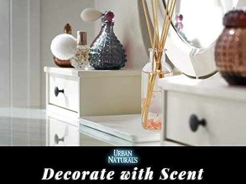 Urban Naturals Moonlit Petals Reed Diffuser Oil Set | Magnolias, Peonies, Daisies, Honeysuckle, Pear & Rosewood | Great Gift Idea for Mom, Grandma, Aunt, Wife or Sister