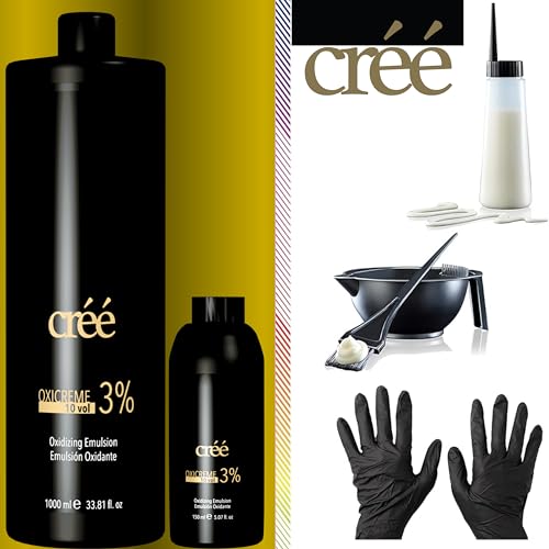 Cr?? Professional Oxicreme Peroxide Developer Series (10 Volume, 1000 ml)