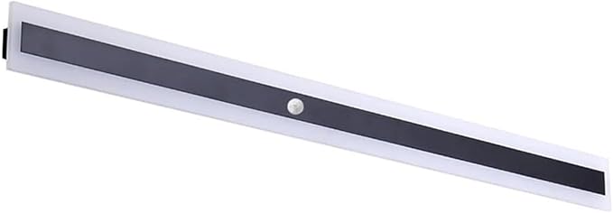 LED Motion Sensor Wall Light Strip Linear Wall Lamp, Indoor Human Body Motion Activated Sensor Wall Sconce Night Lights, Minimalist Bedroom Bedside Lamps for Hallway Oldsix-66(3000K,60cm)