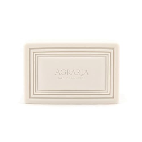 AGRARIA Luxury Bath Bar Soap Assorted Collection, Bitter Orange, Lemon Verbena, Mediterranean Jasmine Bar Soap for Men and Women, Skincare Gift Set