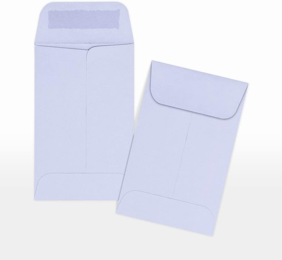 LUXPaper #1 Coin Envelopes | 2 1/4" x 3 1/2" | Lilac Purple | 80lb. Text | 250 Qty