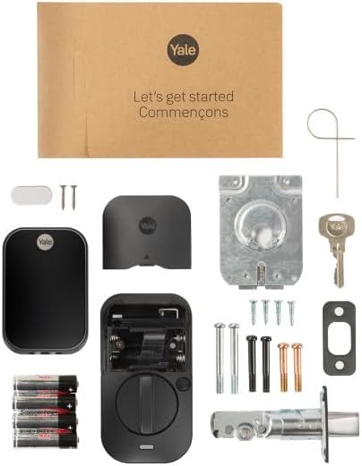 Yale Home Assure Lock 2 Deadbolt, Black Suede Keyless Entry Door Lock with Digital Touchscreen Keypad and Bluetooth Connectivity (No Wi-Fi), ‎YRD450-BLE-BSP
