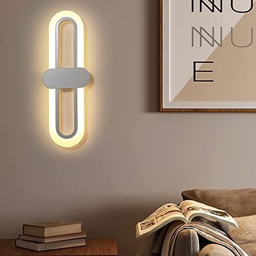 Bedroom Bedside Modern Minimalist Living Room Background Wall Led Three-Color Light-Changing Wall Lamp Simple Aisle Balcony Lamp,Light