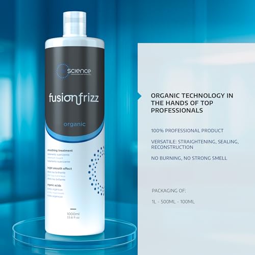 BRSCIENCE Organic Keratina Para Alisar el Pelo, Frizz Control Hair Care Products, Keratina Org?nica para Alisar el Pelo, Brazilian Keratin Treatment, Vegan Keratin Hair Treatment (33.8 Fl Oz)