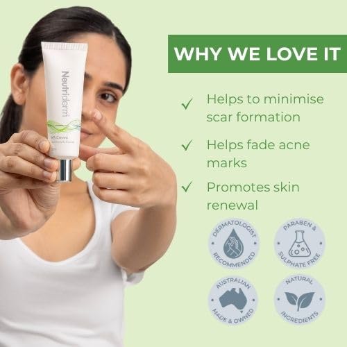 Neutriderm KS Cream – Retinol Cream to Help Improve the Appearance of Scars, Marks and Uneven Skin Texture – Vitamin E & Flower Oil Blend for Smoother, Healthier-Looking Skin – 50g