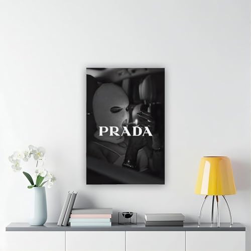 Dehub Black And White Luxury Poster for Home Office Decoration Chic Fashion Canvas Prints for Wall Aesthetic Perfect Gifts for Birthday Party Unframe-style 20x30inch(50x75cm)