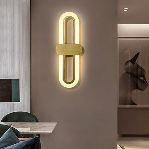 ANALYST Bedroom Bedside Modern Minimalist Living Room Background Wall Led Three-Color Light-Changing Wall Lamp Simple Aisle Balcony Lamp,Wall Decorations