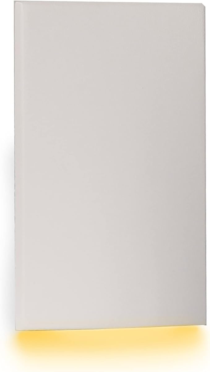 WAC Landscape Lighting, LEDme 120V LED Vertical Scoop Indoor and Outdoor Step and Wall Light 3000K Built-in LED in White