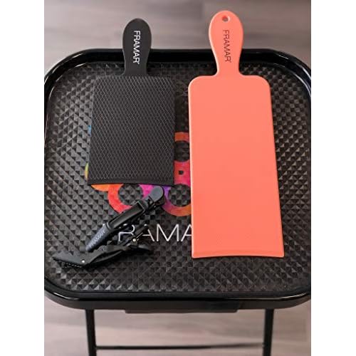 FRAMAR Balayage Board and Paddle Set - Long and Short Foil Board For Highlights, Highlighting Board, Balayage Hair Dye Kit, Hair Salon Supplies, For Enhanced Precision - 2 Pack