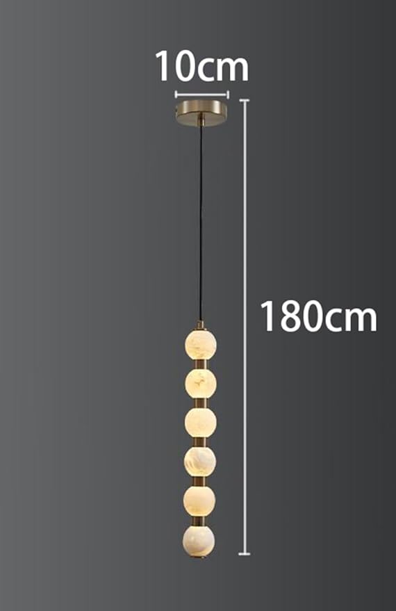 Pendant Lights, Modern Home Decor led Lights Pendant Light Lamps forstaircase Chandeliers for Living Room Hanging Indoor Lighting(Gold 6 Head,RC Remote dimming)