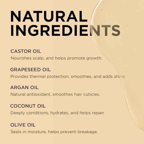 African Pride Moisture Miracle 5 Essential Hair Oils with Vitamin E | Moisture, Shine, Protection, and Growth | Argan, Castor, Grapeseed, Coconut, and Olive Oil | 8 oz