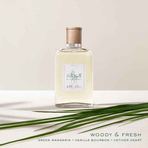 RALPH LAUREN FRAGRANCES Polo Earth - Antilles Vetiver - Eau de Toilette - Citrus & Woody - With Notes of Bergamot, Sage, and Vanilla - 1.35 Fl Oz