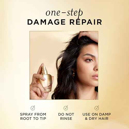 Pantene Pro-Vitamin Essence, Daily Repair Mist, Weightless Leave-On Treatment Strengthens & Rebuilds Damaged Hair, Reduces Breakage, 2.5 Fl Oz
