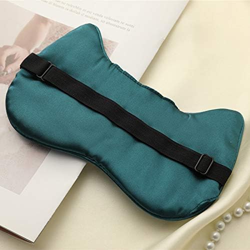 PERFECTSIGHT Sleep Eye Masks, Cute Cat Silk Sleep Eye Cover Lightweight Adjustable Eyeshade Mask Cover for Women Men Sleep Travel Nap (Black)