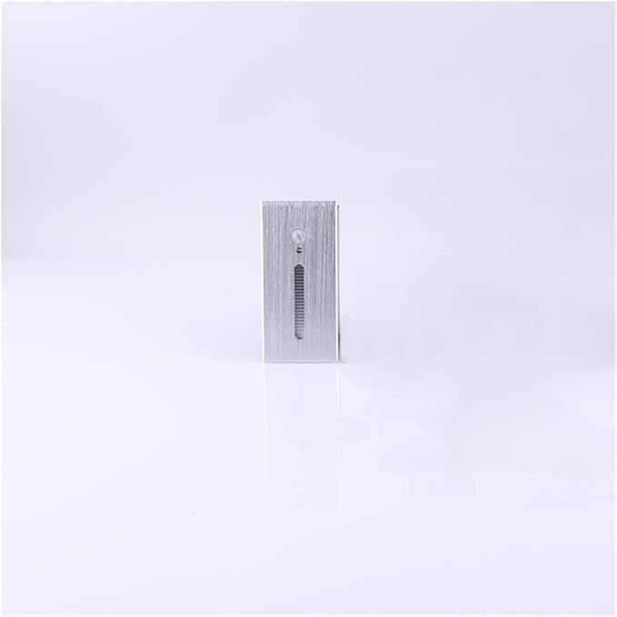 3W Light Control Motion Sensor LED Wall Lamp Stair Light Waterproof IP42 Corner Wall Lights Stairs Step Stairway Hallway Lamps(Warm,Silver with Sensor)