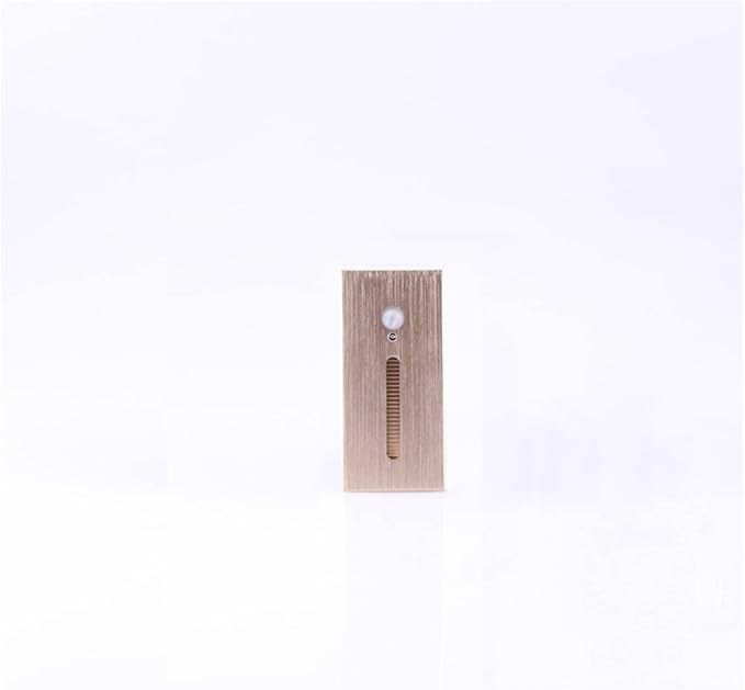 3W Light Control Motion Sensor LED Wall Lamp Stair Light Waterproof IP42 Corner Wall Lights Stairs Step Stairway Hallway Lamps(Cool,Gold with Sensor)