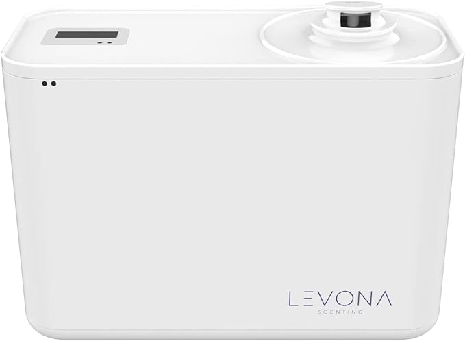 LEVONA SCENT Machine Lavanda: Up to 6000 SQFT HVAC Diffuser- Waterless Scent Air for Office, Hotel & Home Diffuser - Fragrance + Remote Control App Lavanda 2000