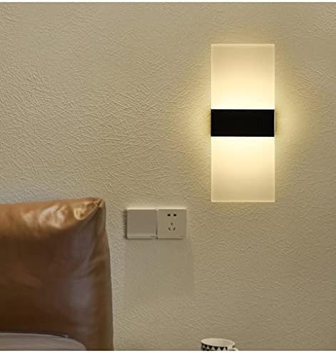 LED - Fashionable Decorative Light for Bedroom, Bedside, Stairs & Corridor Simple 110V Chandelier Style Wall Modern Home Decor (Black 22x11CM)