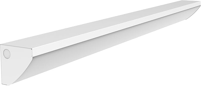 WareLight LED Stairwell & Corridor Light – 4600 Lumen Max, Wattage & CCT Selectable, 4-Foot Wall Mount Lighting Fixture for Commercial & Residential Use, 120-277V, White