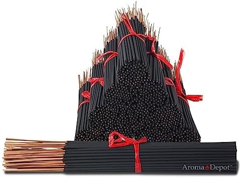 Aroma Depot Tangerine Exotic 11'' Incense Sticks. Approx. 85 to 100 Sticks Per Bundle, Each Natural Stick Burns for 45 mins to 1 Hour Each. Long Lasting. Guarantee 100% Pure