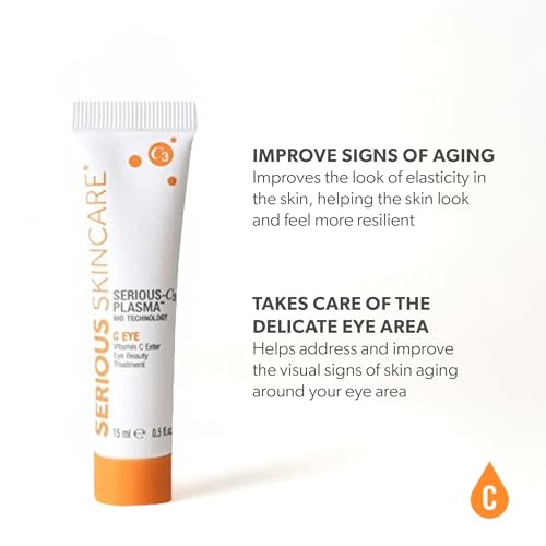 Serious Skincare Vitamin C & Collagen Night Skin Care Set - Reduce Wrinkles, Brightening - C-Restore Night Cream Moisturizer, Eye Treatment Gel & C Clean Face Cleanser - Deep Hydration C3 (3Pack)