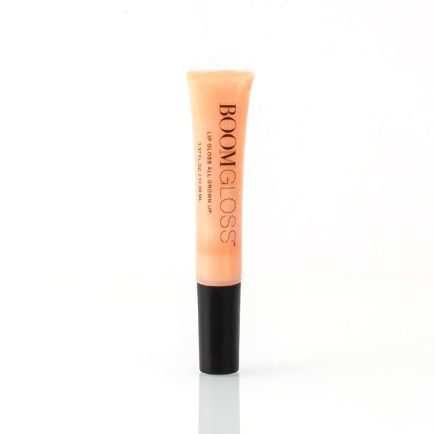 Boom Gloss â¢ Non-Sticky, Hydrating Lipgloss for Radiant Shine, Moisturizing Lip Gloss with Olive Squalene, Rosehip Oil, Kukui Seed Oil, Sheer, Natural Finish - Peach Nude Tint