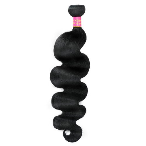 Brazilian Body Wave One Bundle 30 Inch Brazilian Virgin Human Hair 100% Unprocessed Brazilian Body Wave Weave Human Hair Bundles Natural Black Color (BW-1-bundle, 30inch)