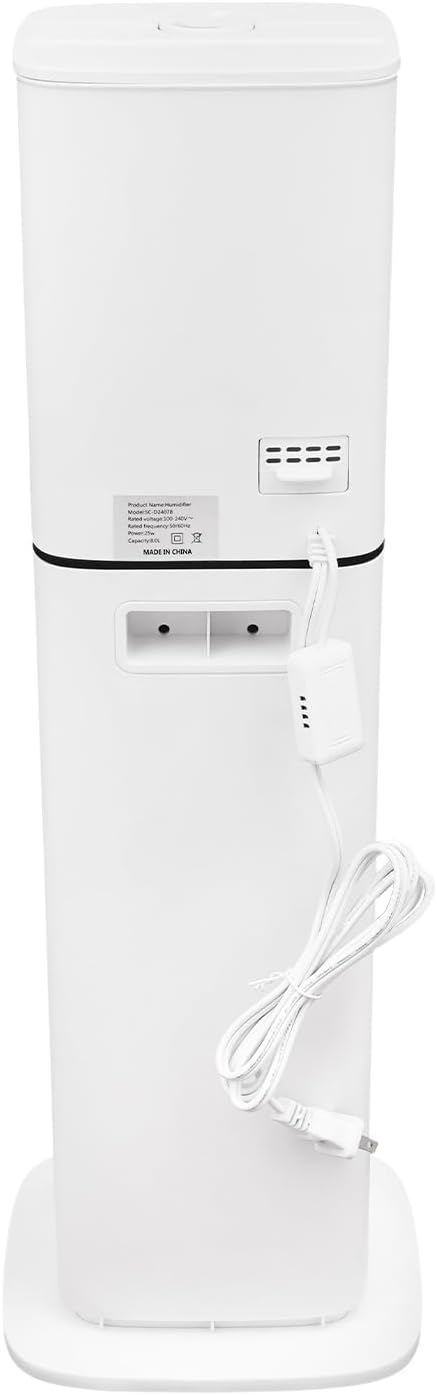 8L Smart Humidifier for Bedroom Large Room, Ultrasonic Humidifier with Remote Control Timer and Humidity Settings, Essential Oil Tray and Quiet Operation for Home Office